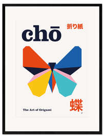 Gerahmter Kunstdruck Chō - The Art of Origami