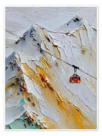 Wandbild Hoch auf den Gipfel