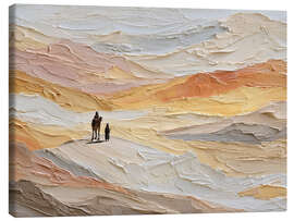 Leinwandbild Das Meer der Dünen