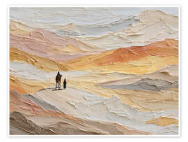 Poster Das Meer der Dünen