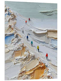 Hartschaumbild Der Aufstieg