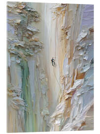 Acrylglasbild An der Felswand