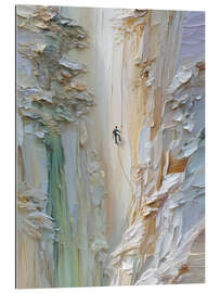 Quadro em plexi-alumínio On the rock face