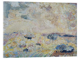 Acrylglasbild Eine abstrakte Landschaft in Devon - Constant Permeke