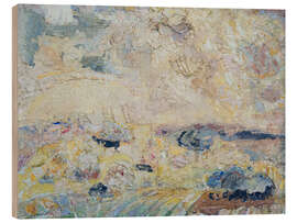 Holzbild Eine abstrakte Landschaft in Devon - Constant Permeke