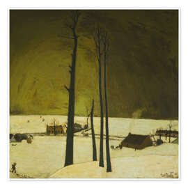 Wandbild Winterlandschaft - Constant Permeke