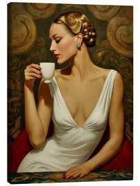 Leinwandbild Die Kaffeemuse - DejaReve