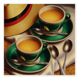 Poster Gespräch in zwei Tassen - DejaReve