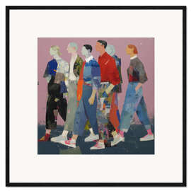 Gerahmter Kunstdruck Urban Fashion