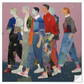 Wandsticker Urban Fashion