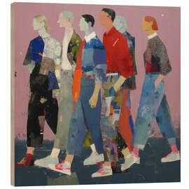 Holzbild Urban Fashion