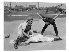 Gallery Print Umpire Calling Safe, 50er Baseball