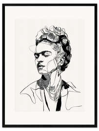 Gerahmter Kunstdruck Frida Unbroken