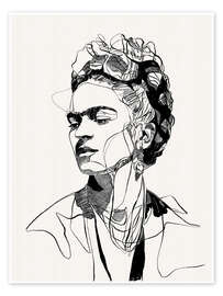 Wandbild Frida Unbroken - CatsAndDotz