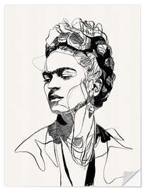 Wandsticker Frida Unbroken