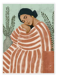 Wandbild Terracotta-Träume - CatsAndDotz