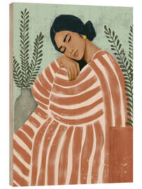 Holzbild Terracotta-Träume