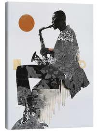 Leinwandbild Saxophonist