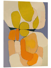 Acrylglasbild Mid Century Organic Shapes II - Branka Kodžoman