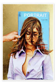 Wandbild Face Cover - Simona Zecca