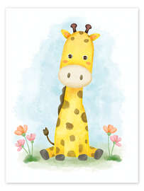 Poster Baby Giraffe