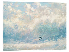 Alubild Big Wave Surfer