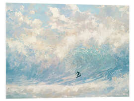 Hartschaumbild Big Wave Surfer