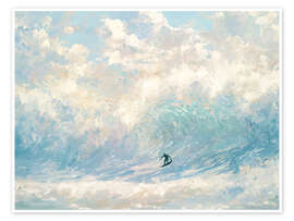 Poster Big Wave Surfer