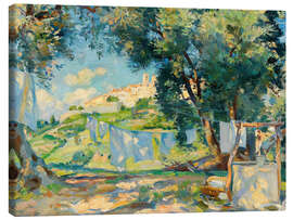 Leinwandbild Eine leichte Brise, Biôt, Provence - Wilfrid de Glehn