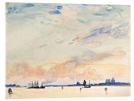Acrylglasbild Die Lagune, Venedig - Wilfrid de Glehn