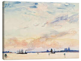 Leinwandbild Die Lagune, Venedig - Wilfrid de Glehn