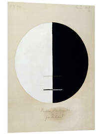 Hartschaumbild Buddhas Standpunkt im irdischen Leben, Nr. 3a, 1920