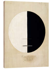 Holzbild Buddhas Standpunkt im irdischen Leben, Nr. 3a, 1920