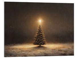 Gallery Print Einsamer Weihnachtsbaum