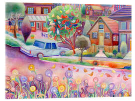 Acrylglasbild Der Baum, an dem die coolsten Vögel abhängen - Josh Byer