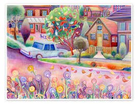 Wandbild Der Baum, an dem die coolsten Vögel abhängen - Josh Byer