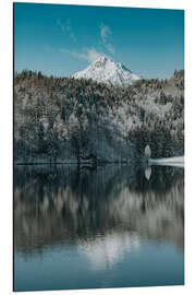 Alubild Winter im Allgäu