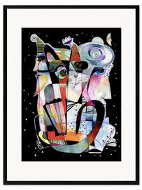 Gerahmter Kunstdruck Jazz Сat