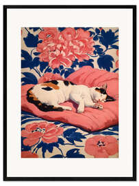 Gerahmter Kunstdruck Rosa Träume