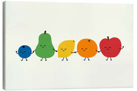 Leinwandbild Obstparade