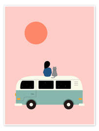 Poster Zeit für mich und meine Miezekatze