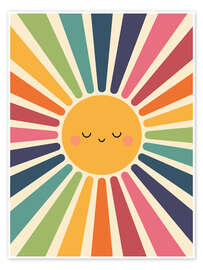 Wandbild Sonniges Lächeln - Andy Westface