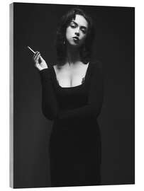 Holzbild Femme Fatal