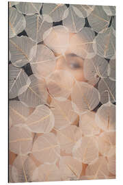 Magnettafel Hinter Blättern