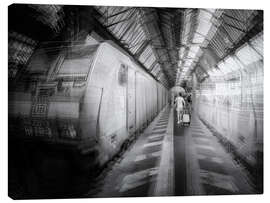 Leinwandbild Bahnhof