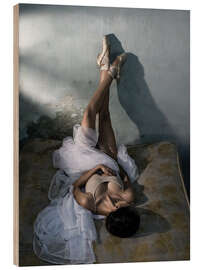 Holzbild Nach dem Ballett