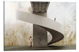 Aluminium print Concrete