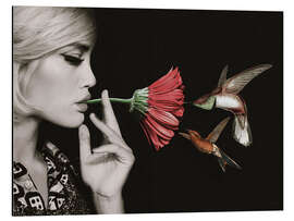 Aluminium print Ladies and Cigarettes