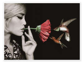 Wandbild Ladies and Cigarettes