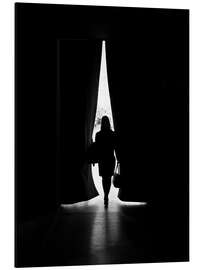 Aluminium print Behind the scenes